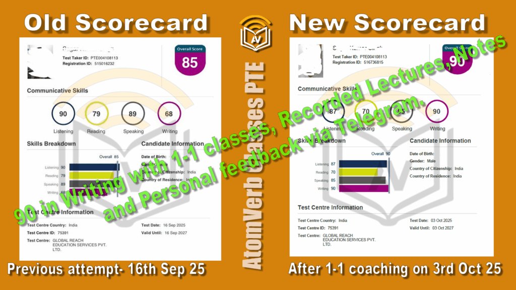 From 68 to 90 in PTE Academic