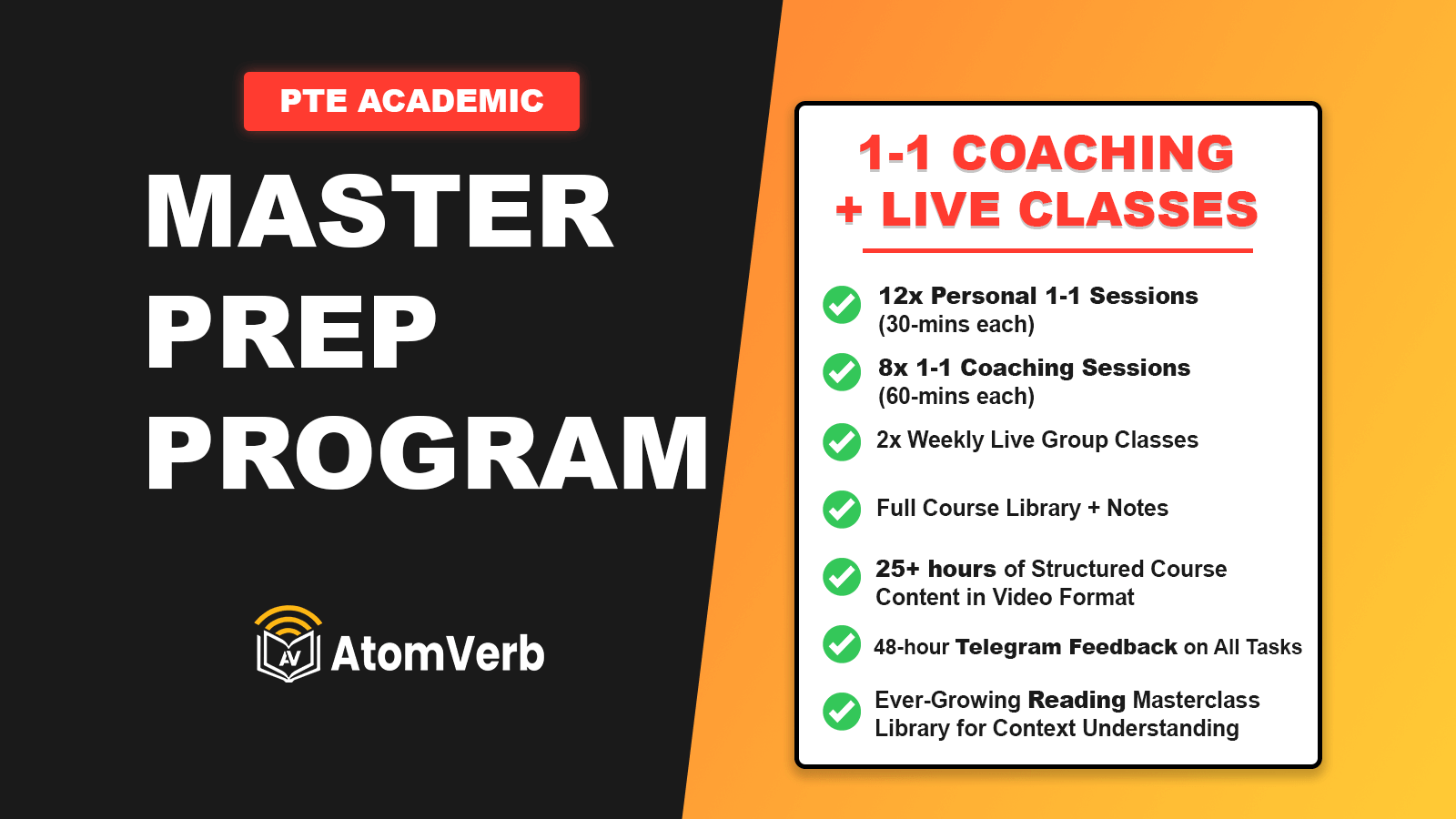 Master Prep Program
