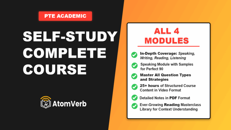 Self-study Complete Course PTE Academic